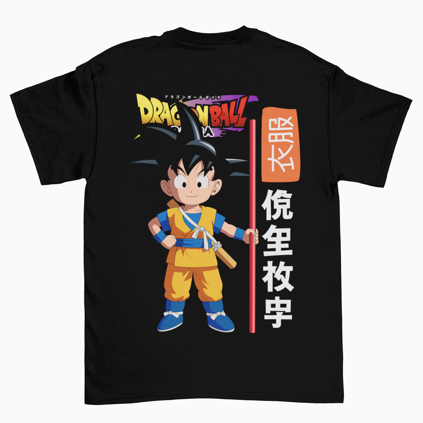 Camiseta Dragon Ball Daima Goku Japan Espalda