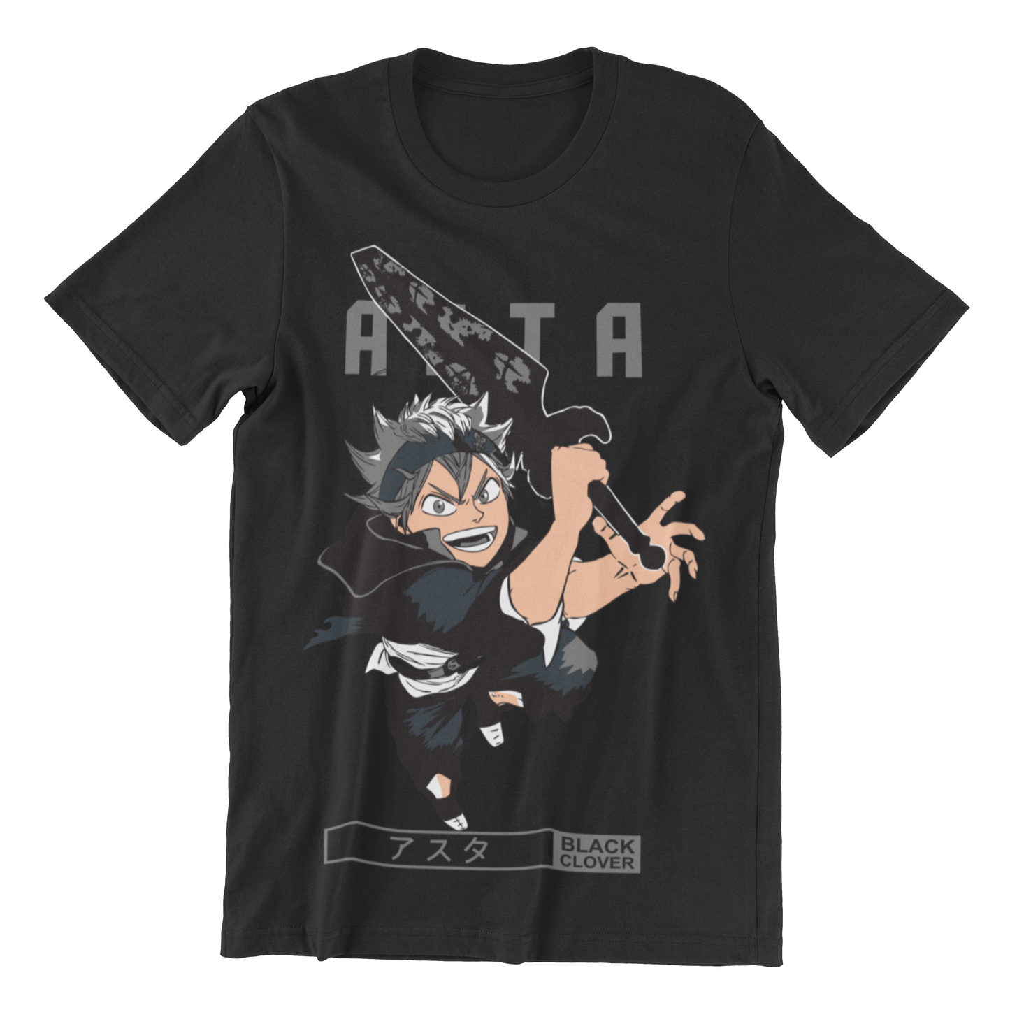 Camiseta Black Clover Asta & Sword