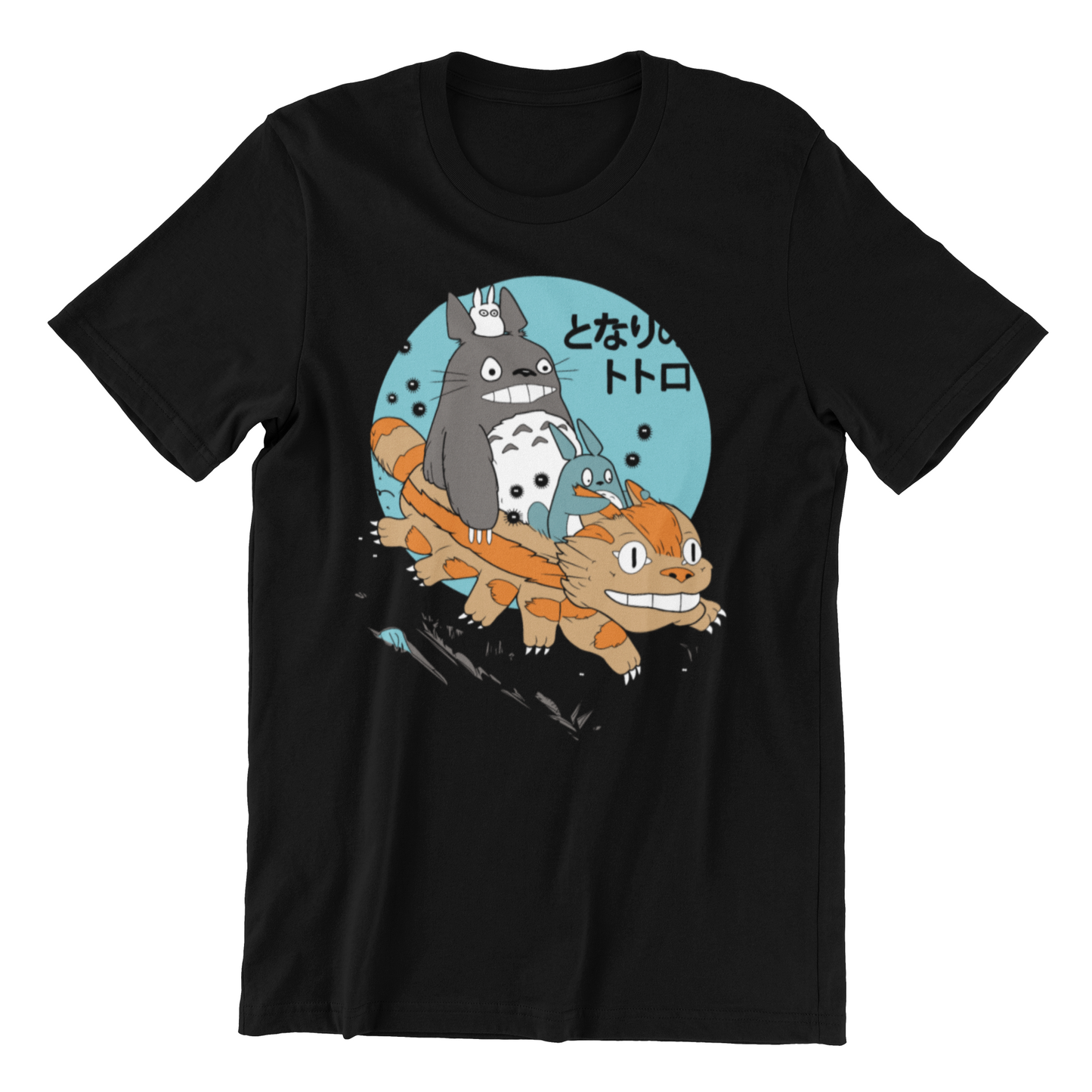Camiseta Totoro & Gato Bus