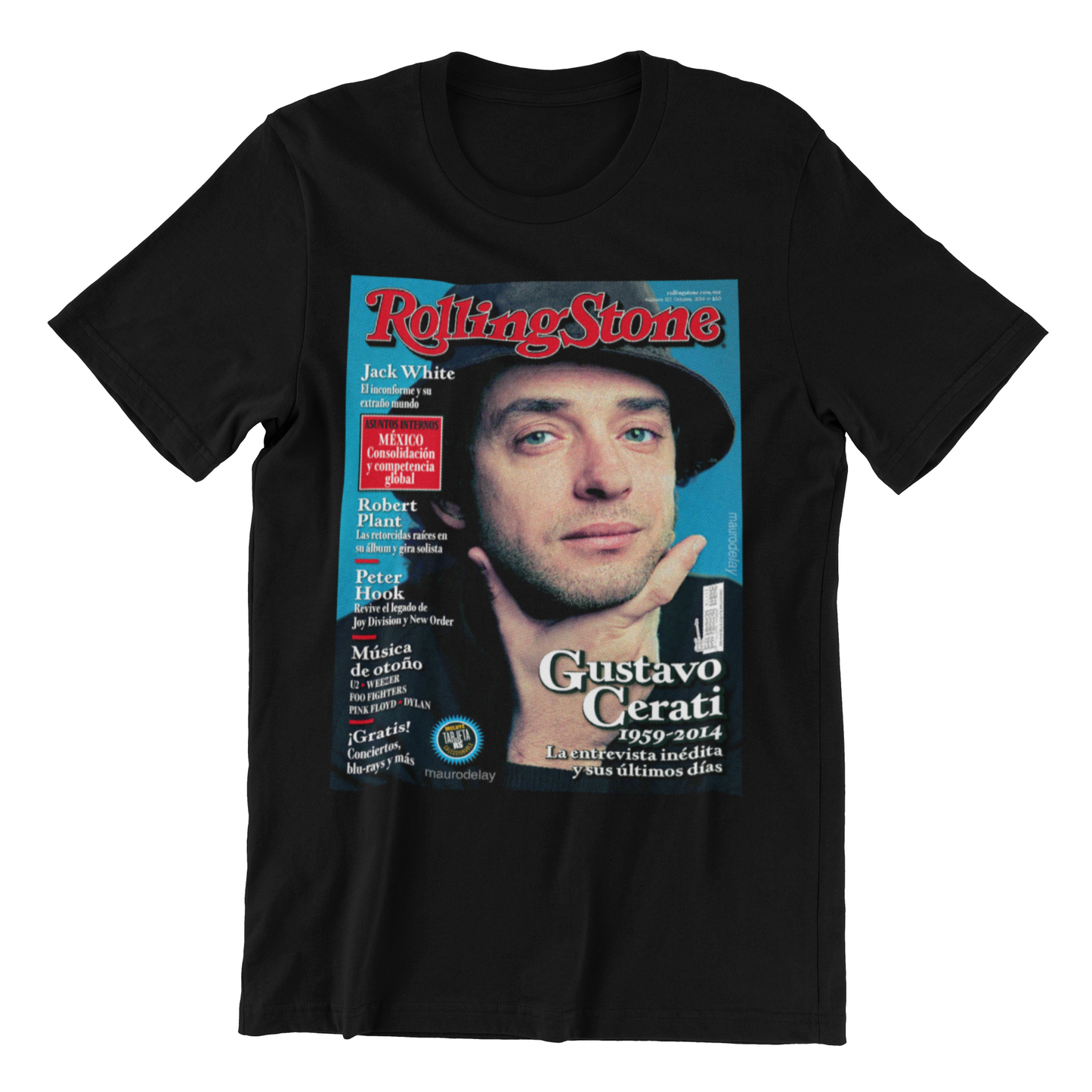 Camiseta Gustavo Cerati Soda Stereo
