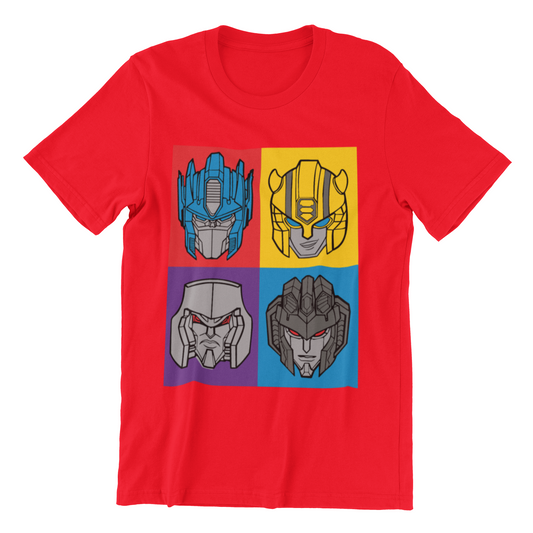 Camiseta Transformers Faces