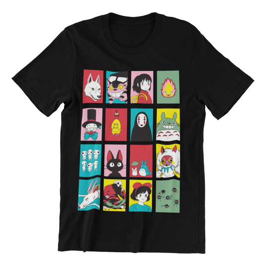 Camiseta Studio Ghibli Collage