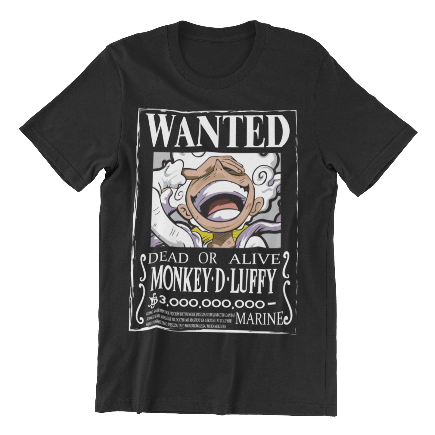 Camiseta One Piece Luffy WANTED Ver 2.0