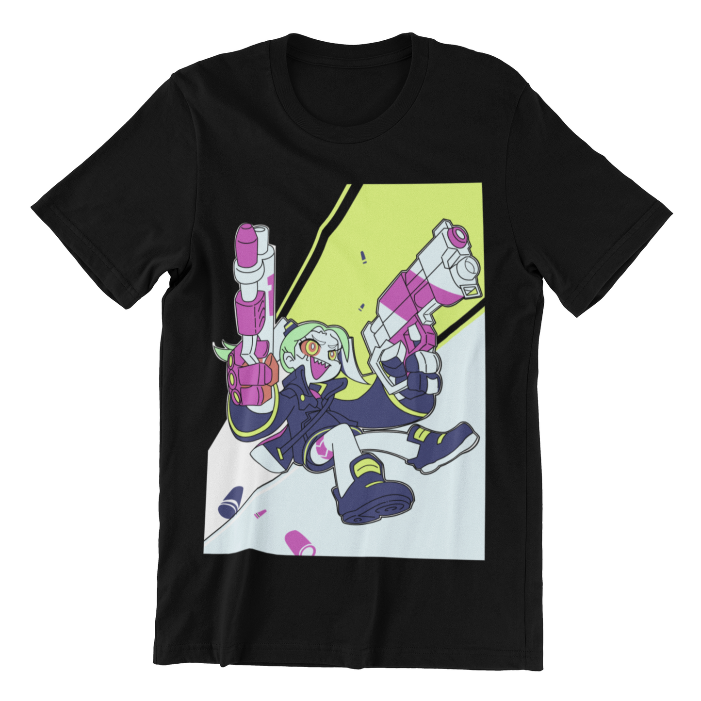 Camiseta Cyberpunk Guns