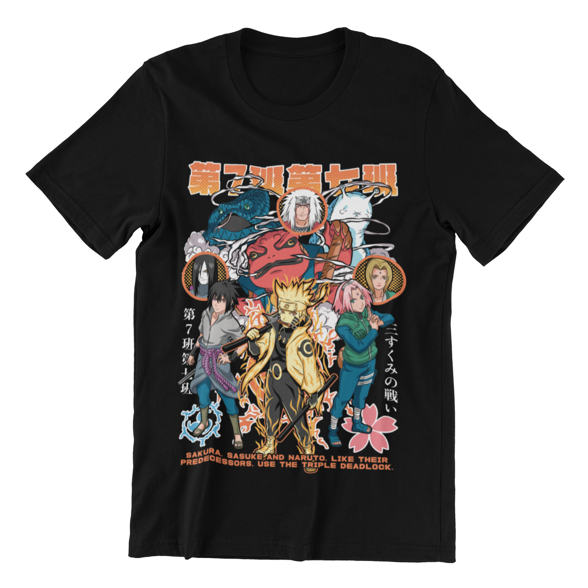 Camiseta Sakura Sasuke & Naruto